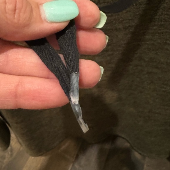 Ella Mara Anthropologie Olive Lace-Up Knit Sweater Size Small Boho Casual - Picture 7 of 13